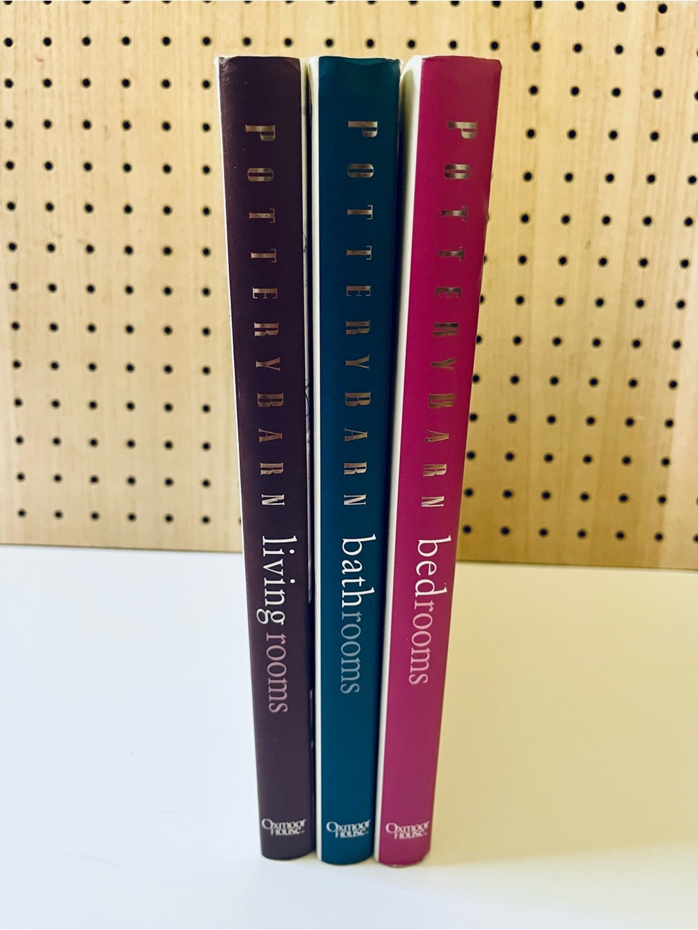 Pottery Barn Design Hardcover Library with Bathrooms, Bedrooms, & Living Rooms